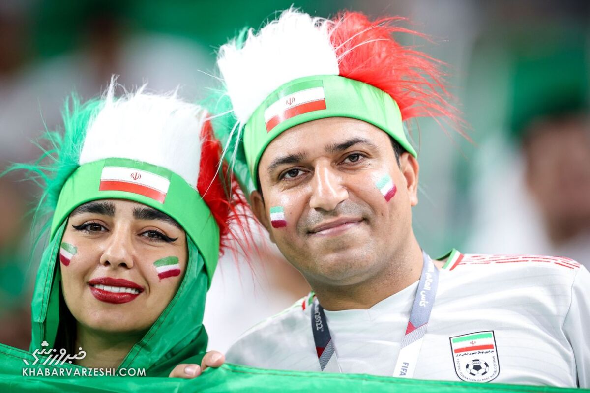 244773 هواداران تیم ملی در دیدار ایران و آمریکا در جام جهانی ۲۰۲۲