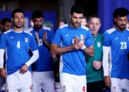 یادگاری از بازیکنان ایران روی تخته رختکن؛ وداع با لومن فیلد پس از دیدار با مصر