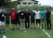 دورهمی ستاره‌های پیشین فوتبال مازندران در یک بازی دوستانه