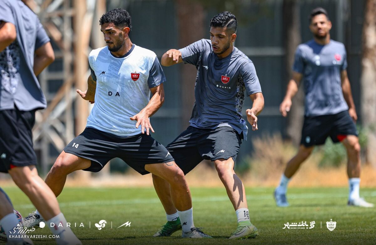 430232 کریم باقری در تمرین پرسپولیس