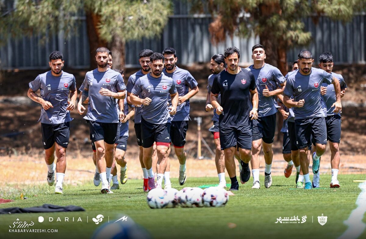 430234 کریم باقری در تمرین پرسپولیس
