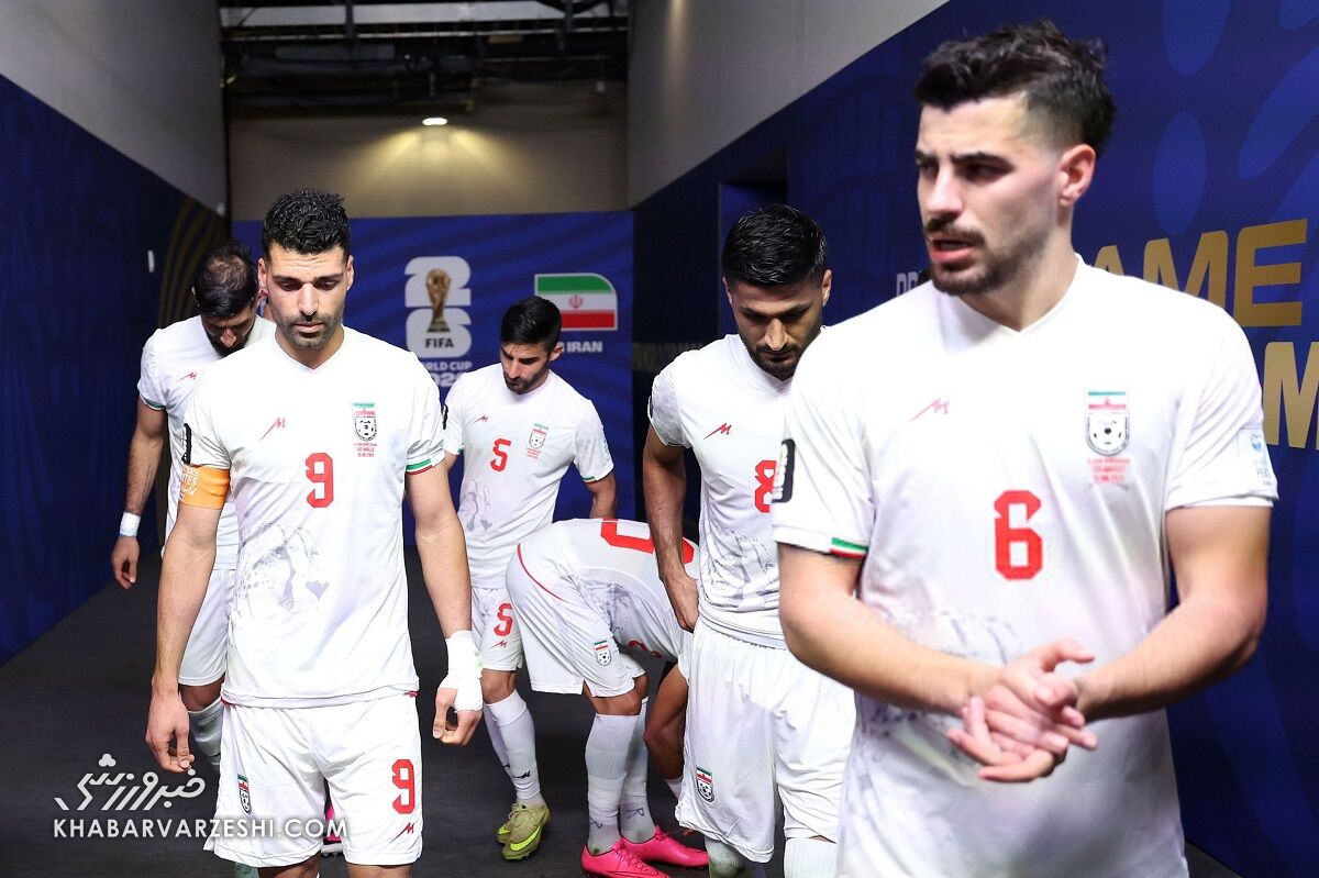 432418 بازیکنان ایران پیش از دیدار ایران - نیوزیلند