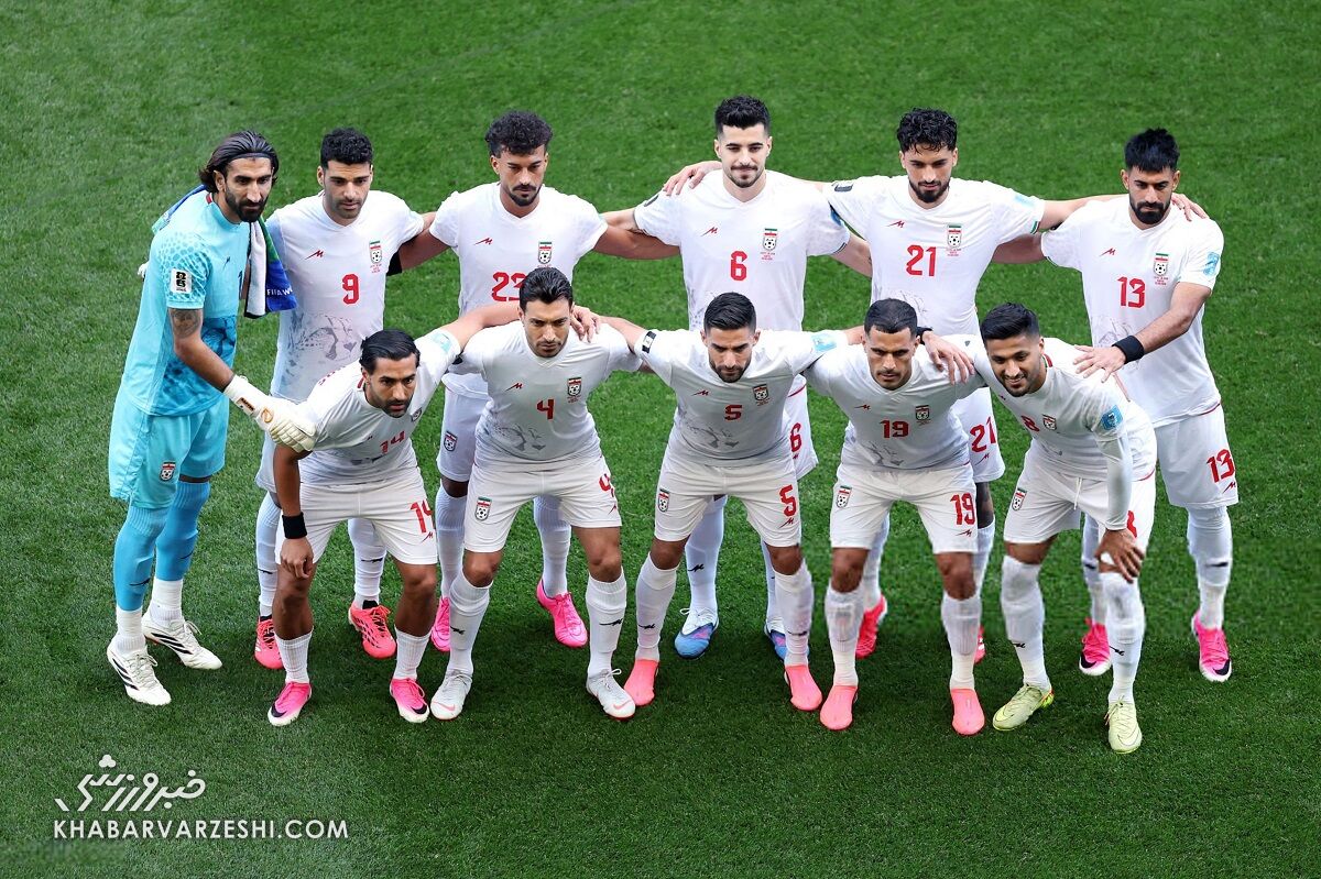 عکس تیمی ایران مقابل مصر