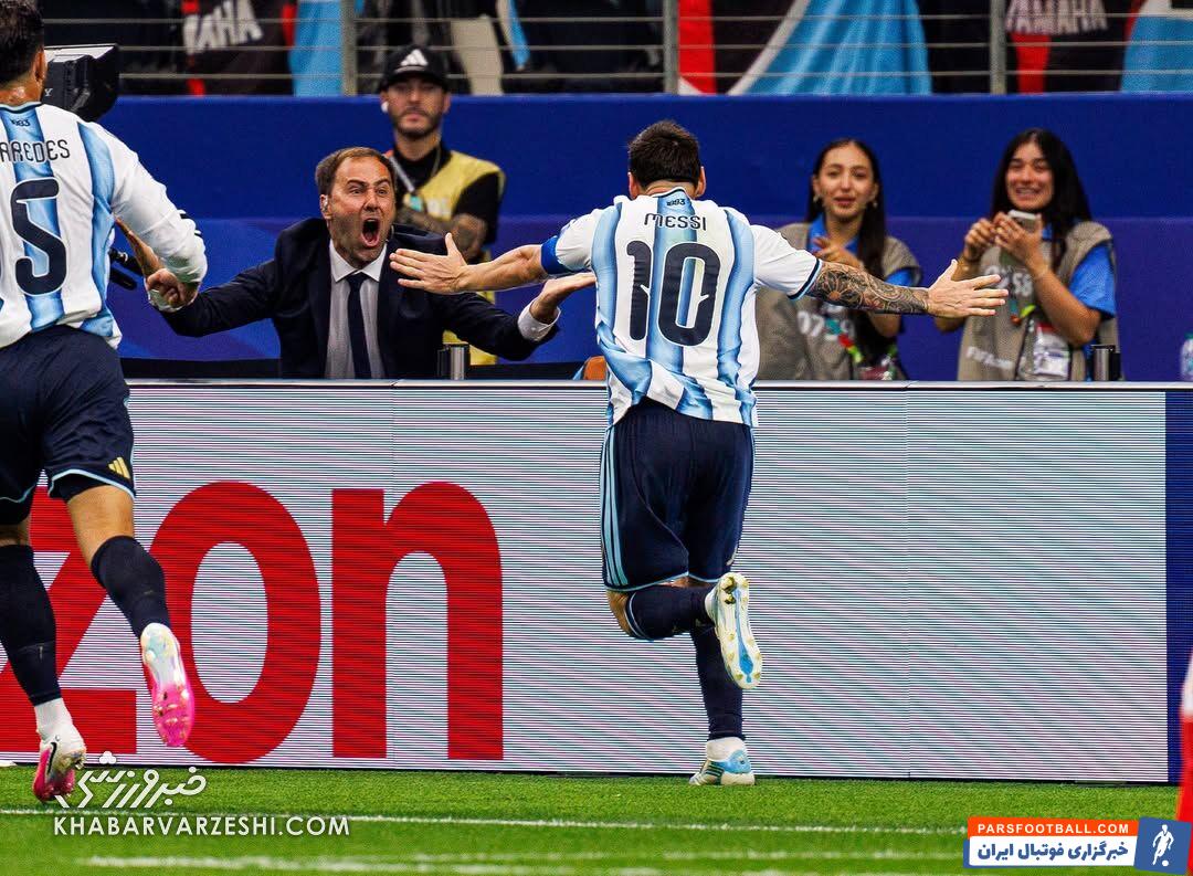 سهیم شدن خواکین برونو خبرنگار آرژانتینی در گل دوم مسی مقابل اتریش