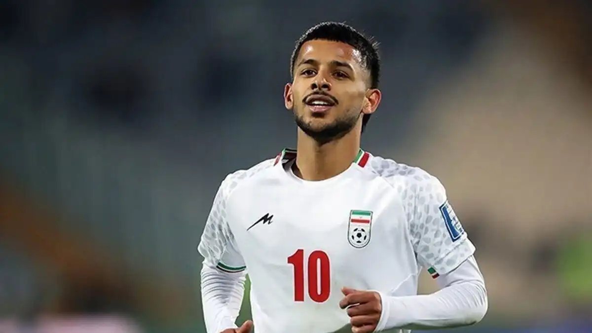 خوش و بش گرم مهدی قایدی با تروسار در پایان دیدار ایران 0-0 بلژیک در جام جهانی