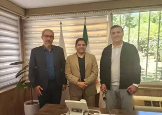 جلسه سید قاسم موسوی با مدیرعامل شرکت توسعه اماکن ورزشی
