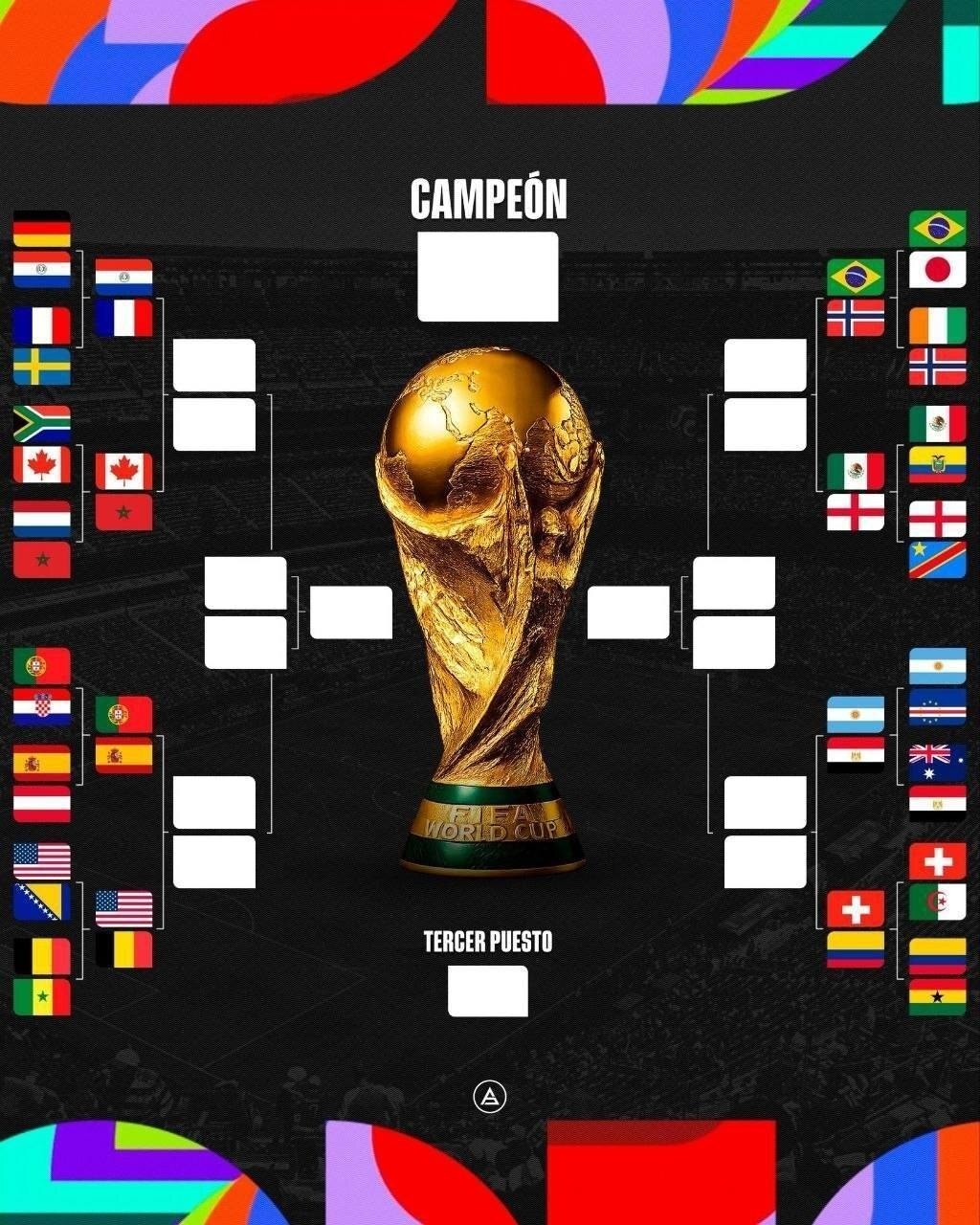 برنامه مرحله یک هشتم نهایی جام جهانی بعد از رونمایی از ۱۶ تیم برتر برنامه مرحله یک هشتم نهایی جام جهانی بعد از رونمایی از ۱۶ تیم برتر