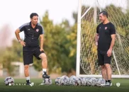حضور کریم باقری در تمرین دیروز پرسپولیس