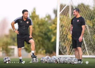 حضور کریم باقری در تمرین دیروز پرسپولیس