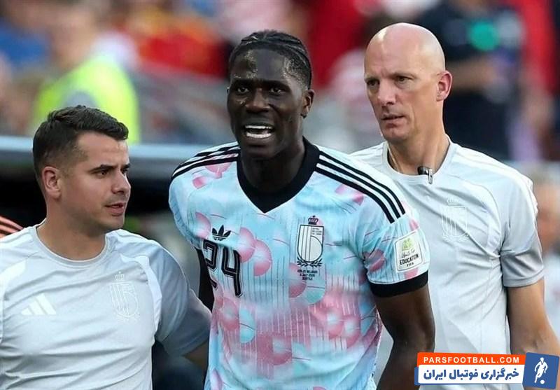 مصدومیت اونانا بازیکن بلژیک از ناحیه رباط صلیبی در دیدار برابر آمریکا در جام جهانی