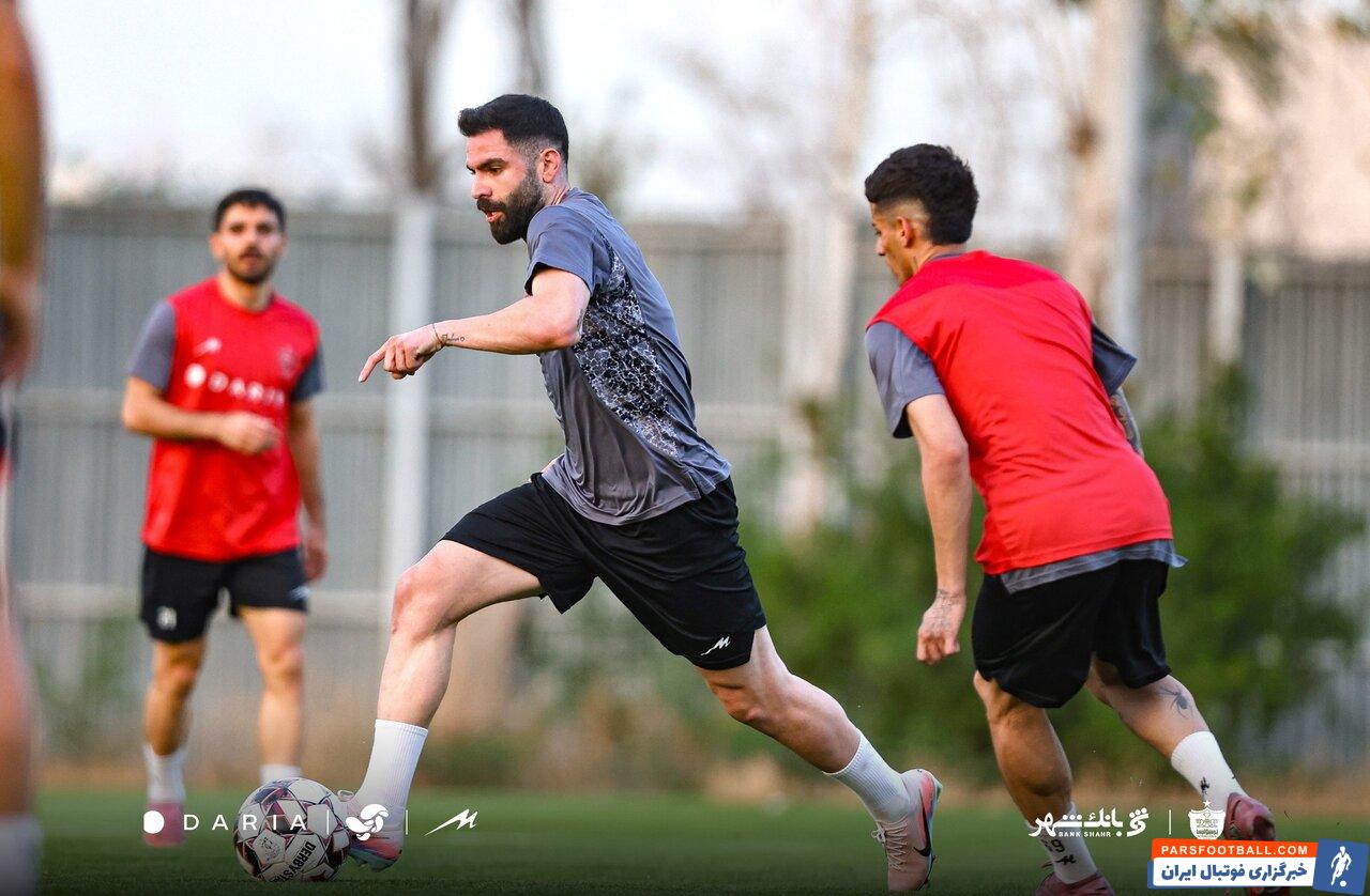 تصاویر اولین تمرین پرسپولیس با مهدی تارتار