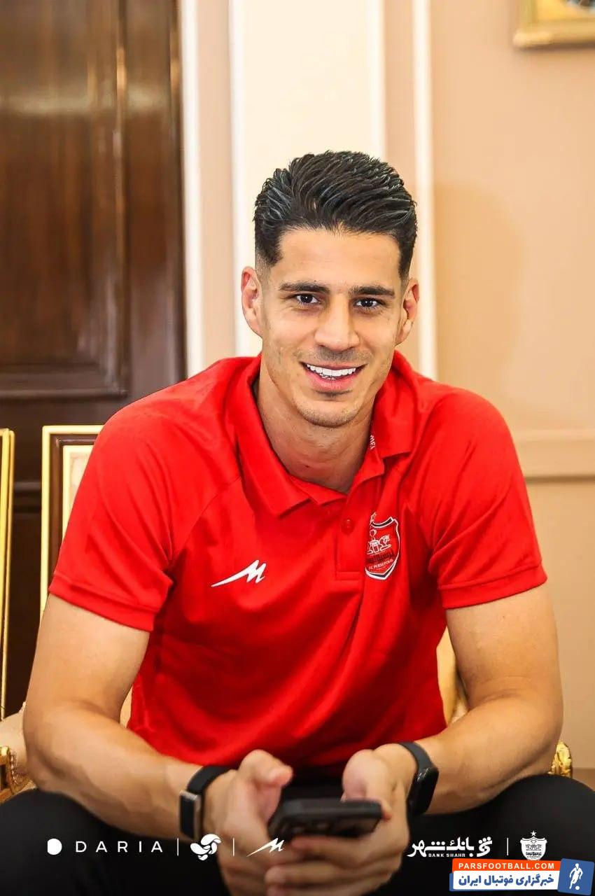 عکس؛ پیام نیازمند ستاره جدید پرسپولیس با انگیزه بالا تمرینات خود را آغاز کرد
