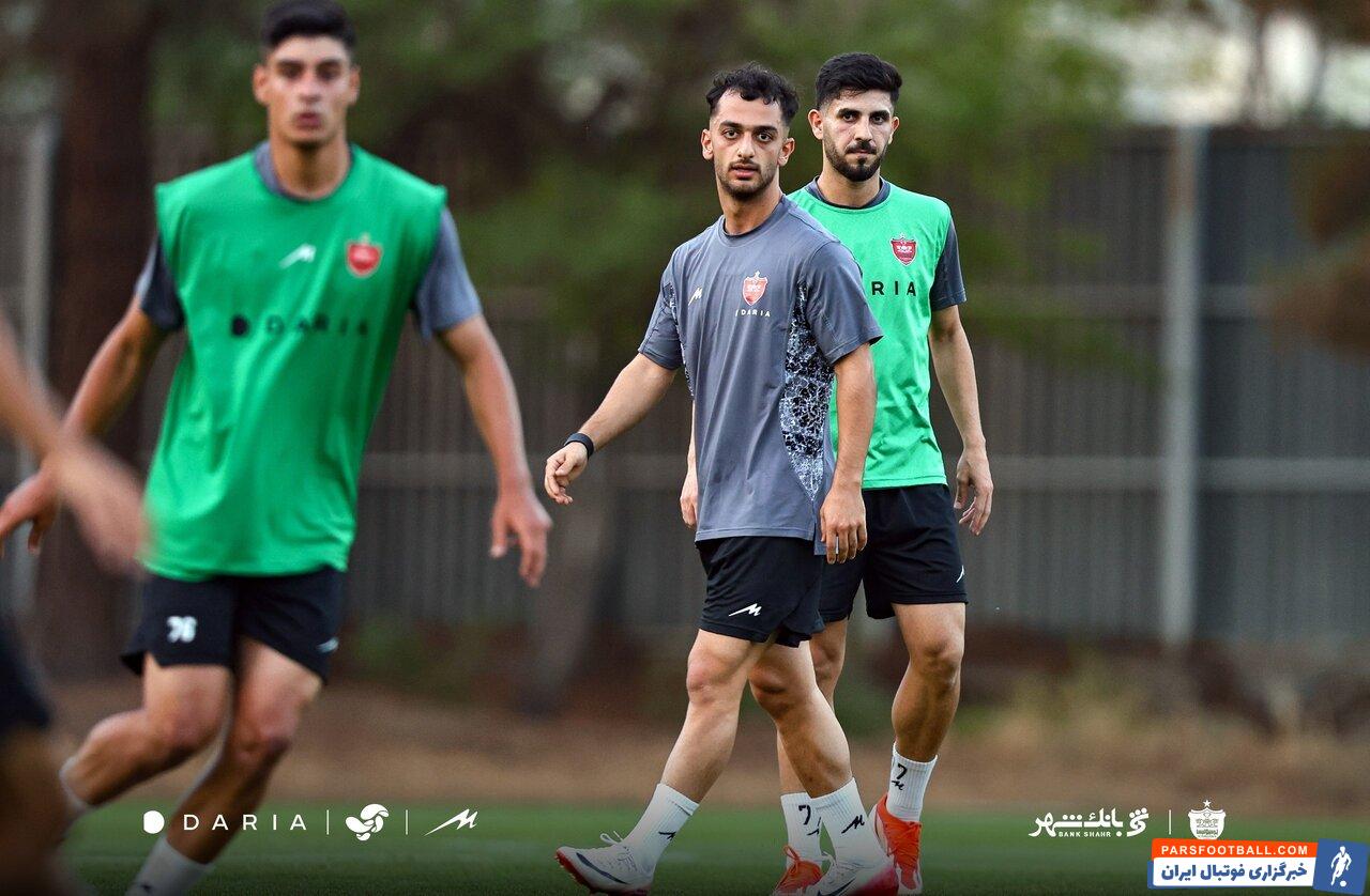 تصاویر اولین تمرین پرسپولیس با مهدی تارتار