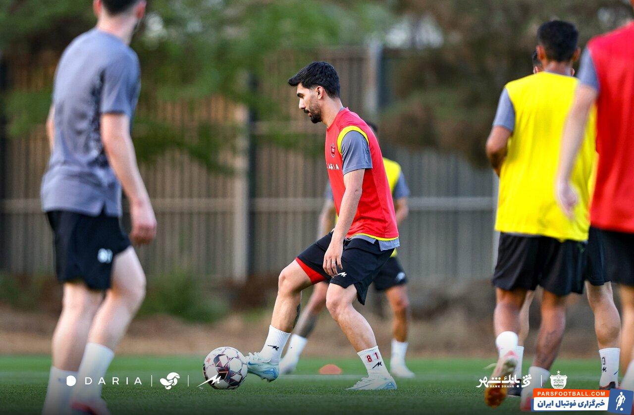 تصاویر اولین تمرین پرسپولیس با مهدی تارتار