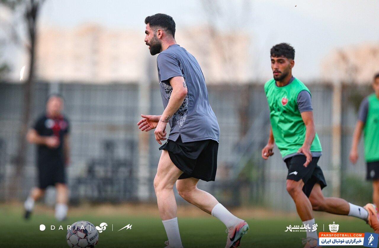 تصاویر اولین تمرین پرسپولیس با مهدی تارتار
