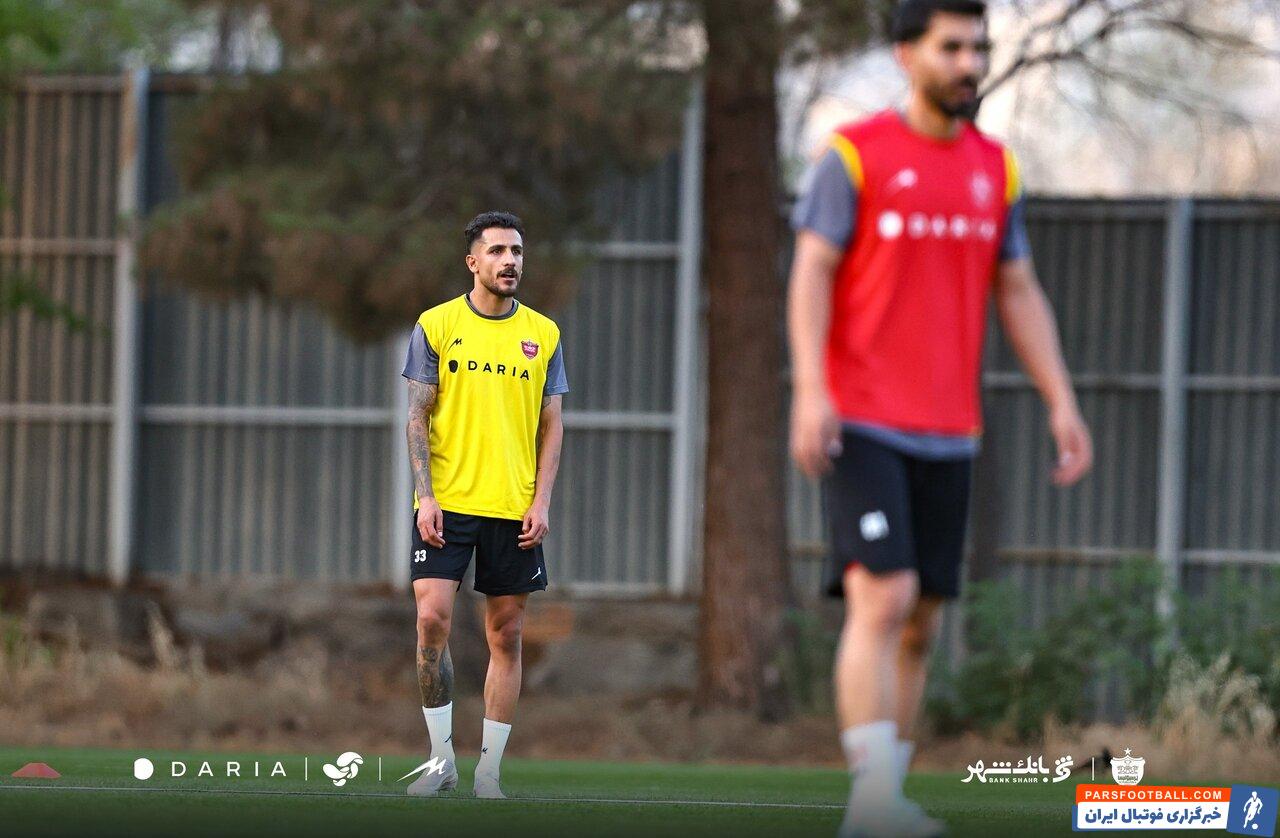 تصاویر اولین تمرین پرسپولیس با مهدی تارتار