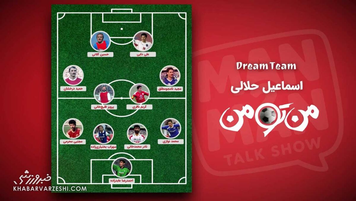437182 تیم رویایی اسماعیل حلالی