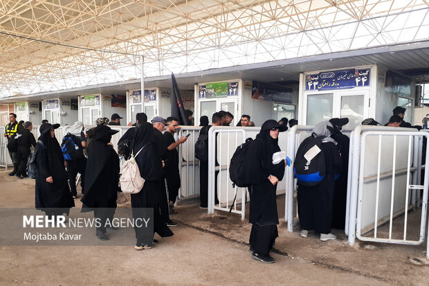 تپش قلب ایران در مسیر کربلا؛ ترددها در مرز مهران از ۶۰۰ هزار نفر گذشت