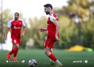 عکس؛ کاپیتانی یاسین سلمانی در بازی دوستانه ؛ نشانه‌ای برای شروع دوباره در پرسپولیس