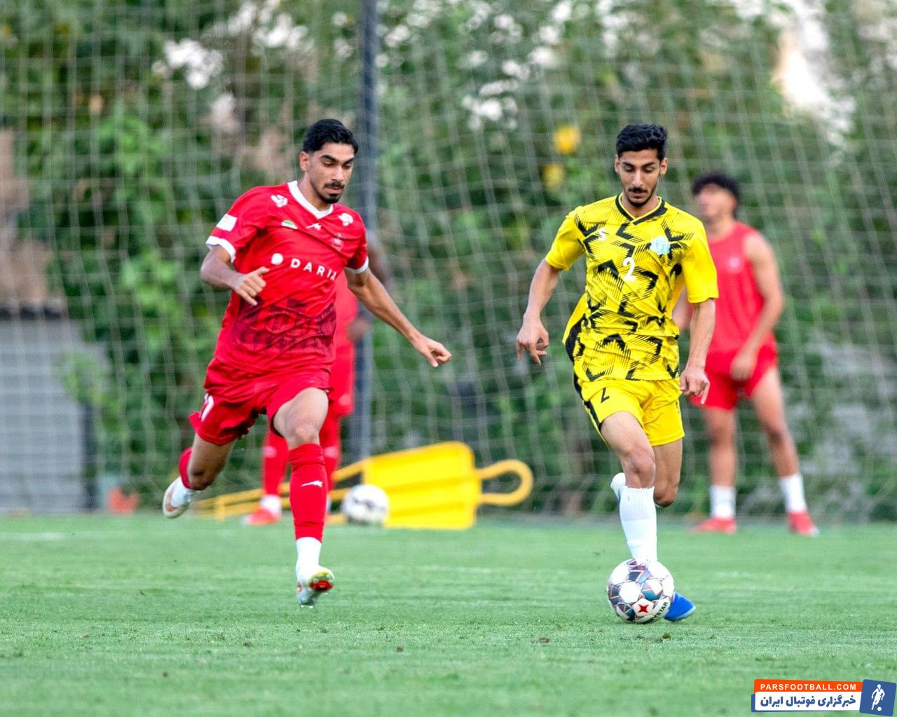عکس؛ حضور محمد خلیفه و بهرام گودرزی در ترکیب آلومینیوم برابر پرسپولیس