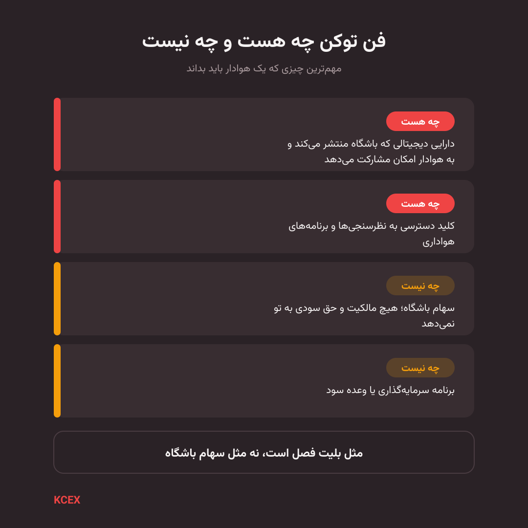 35f782a2-bff8-4287-8e61-d397f728d883 فن توکن چه هست و چه نیست