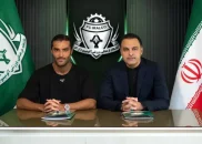 عکس؛ شروین بزرگ مهاجم باتجربه با قراردادی یکساله به آلومینیوم اراک بازگشت