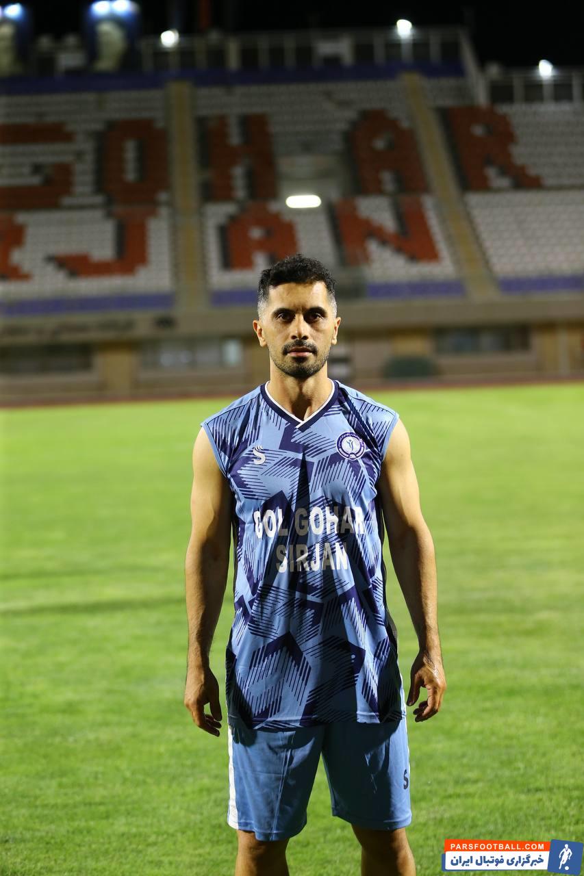 تصویری از امید عالیشاه کاپیتان سابق پرسپولیس در تمرینات گلگهر
