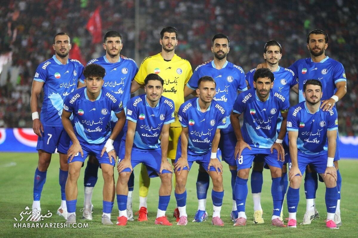 441259 عکس تیمی استقلال خوزستان مقابل پرسپولیس