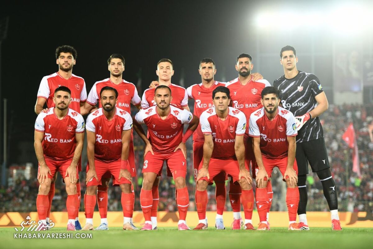 441350 عکس تیمی پرسپولیس مقابل استقلال خوزستان