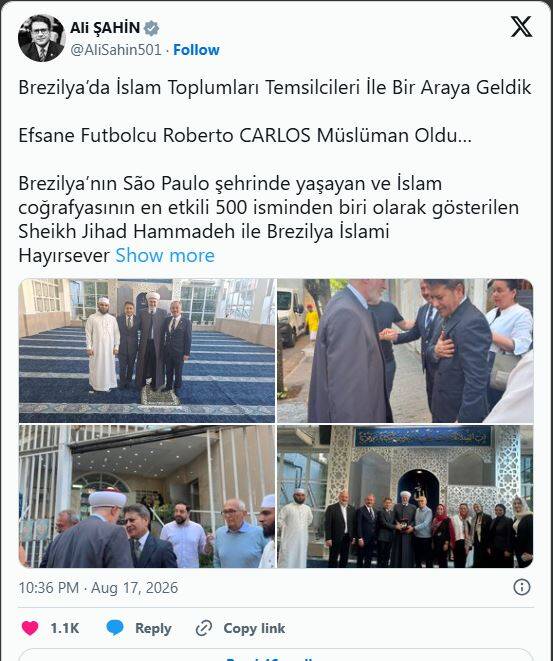 آیا اسطوره‌ی برزیل و رئال مادرید مسلمان شد؟+عکس