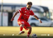 خروج مجید عیدی با یخ روی زانو پس از بازی با ملوان؛ نگرانی برای حضور در دربی