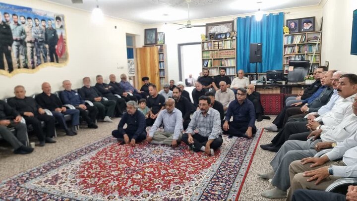 6130951 مراسم سوگواری سالروز شهادت امام رضا(ع) در گناوه برگزار شد