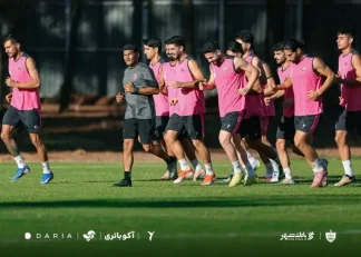 بازگشت حسین ابرقویی به تمرینات پرسپولیس پس از پشت سر گذاشتن مصدومیت
