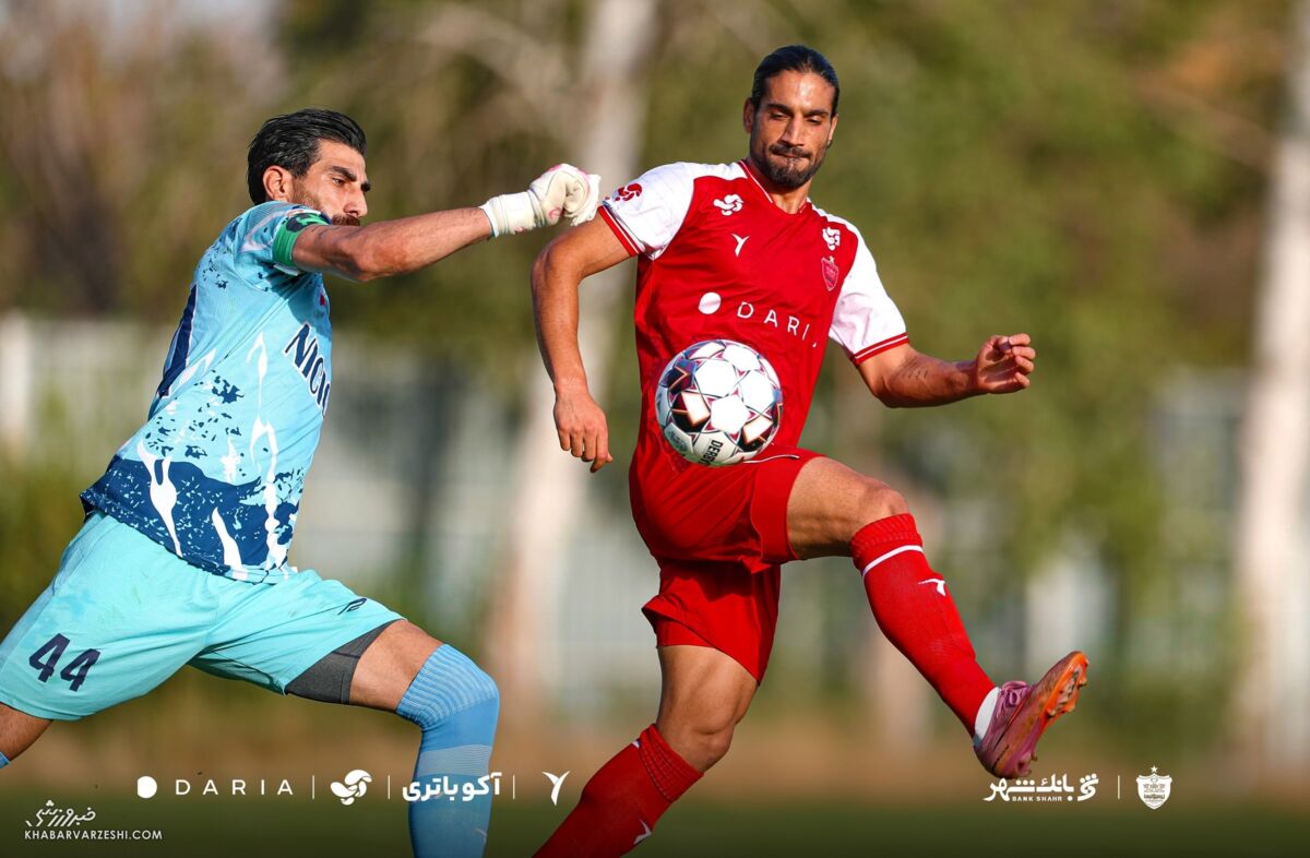 443595 برد پرسپولیس مقابل مس رفسنجان در دیداری تدارکاتی +عکس