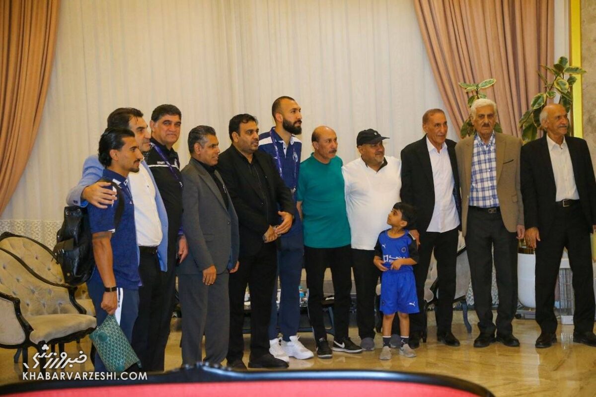 445047 چهرههای مطرح فوتبال ایران مهمان استقلال +عکس