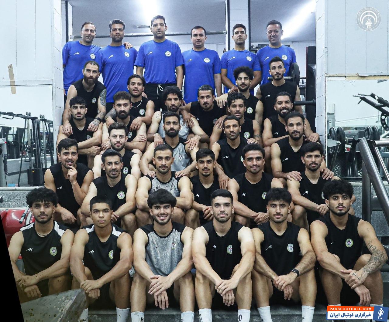 برنامه‌های آماده سازی بازیکنان فجر سپاسی با انجام تمرینات سخت بدنی ادامه پیدا کرد