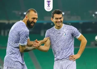 حضور پرانگیزه روزبه چشمی و رستم آشورماتوف در تمرینات استقلال