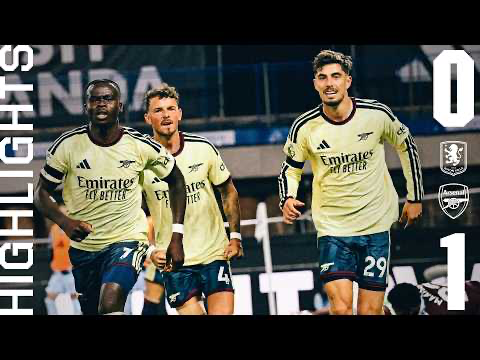 خلاصه بازی استون ویلا 0-1 آرسنال (لیگ برتر)