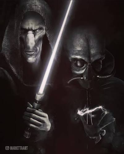 images-6 Darth Plagueis & Darth Tenebrous • Did you ever hear the tragedy of Darth Plagueis the Wise? . 🎨@mariettaart . . . . . . . . . . #darthplagueis #darthtenebrous #sith #