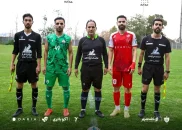 یاسین سلمانی کاپیتان پرسپولیس در دیدار دوستانه برای پارس جنوبی