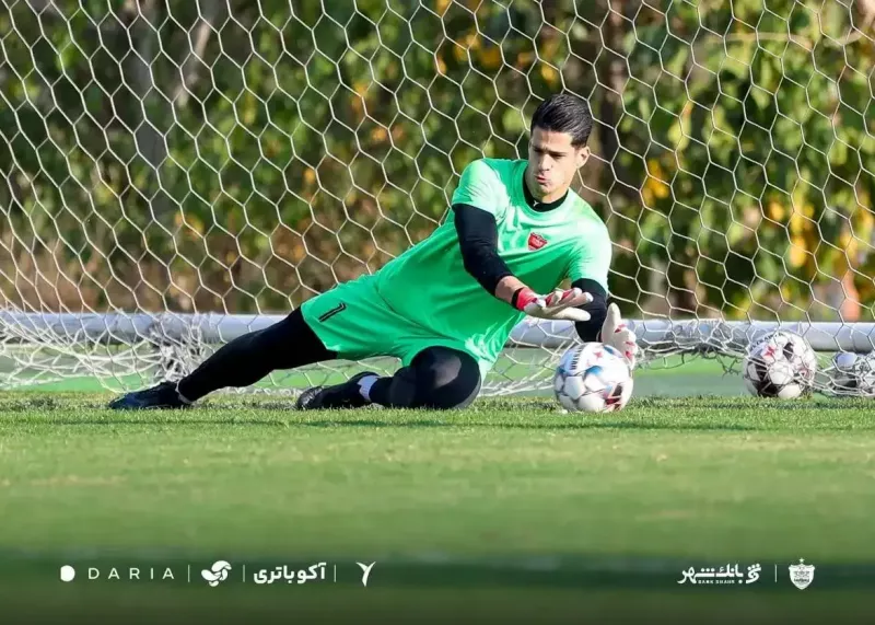 عکس ؛ بازگشت پیام نیازمند به تمرینات پرسپولیس با روحیه خوب