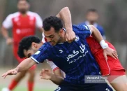عکس ؛ حضور مجتبی فخریان وینگر جدید گلگهر در دیدار دوستانه برابر پرسپولیس