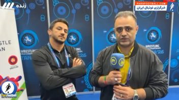 فیلم ؛ دو اشتباه پیاپی محسن وحدانی در مصاحبه با حمید سوریان چهره سرشناس کشتی ایران
