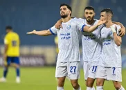 عکس ؛ استقلال با دقت بالا در ضربات در چارچوب، فشار سنگین الغرافه را خنثی کرد