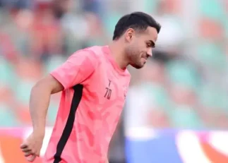 حضور اوستون اورونوف با چهره متفاوت و ریش و سبیل بلند در تمرینات پرسپولیس