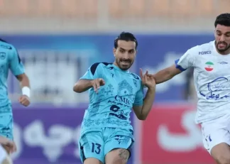 عکس ؛ درخشش رضا محمودآبادی و گل زیبای او به استقلال در دیدار چادرملو