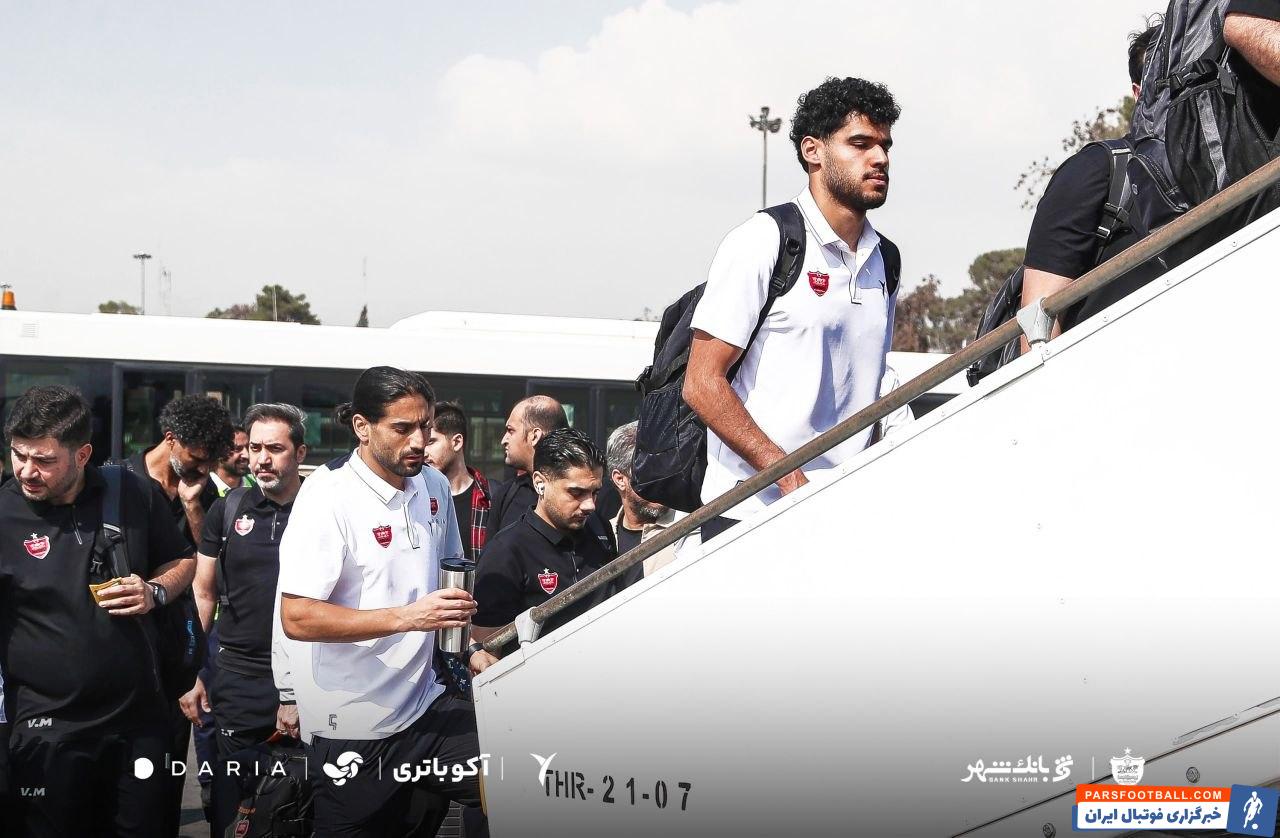 عکس ؛ کاروان پرسپولیس برای تقابل با مس شهربابک راهی سیرجان شد