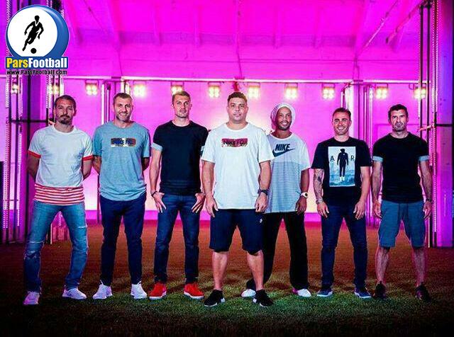 بزرگان فوتبال در میلان