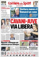 عناوین روزنامه کوریره دلو اسپورت ایتالیا 28 اردیبهشت 95