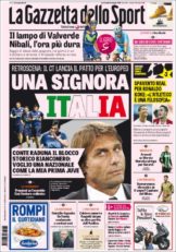 عناوین روزنامه گازتا دلو اسپورت ایتالیا 5 خرداد 95